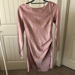 Princess Polly silk pink dress